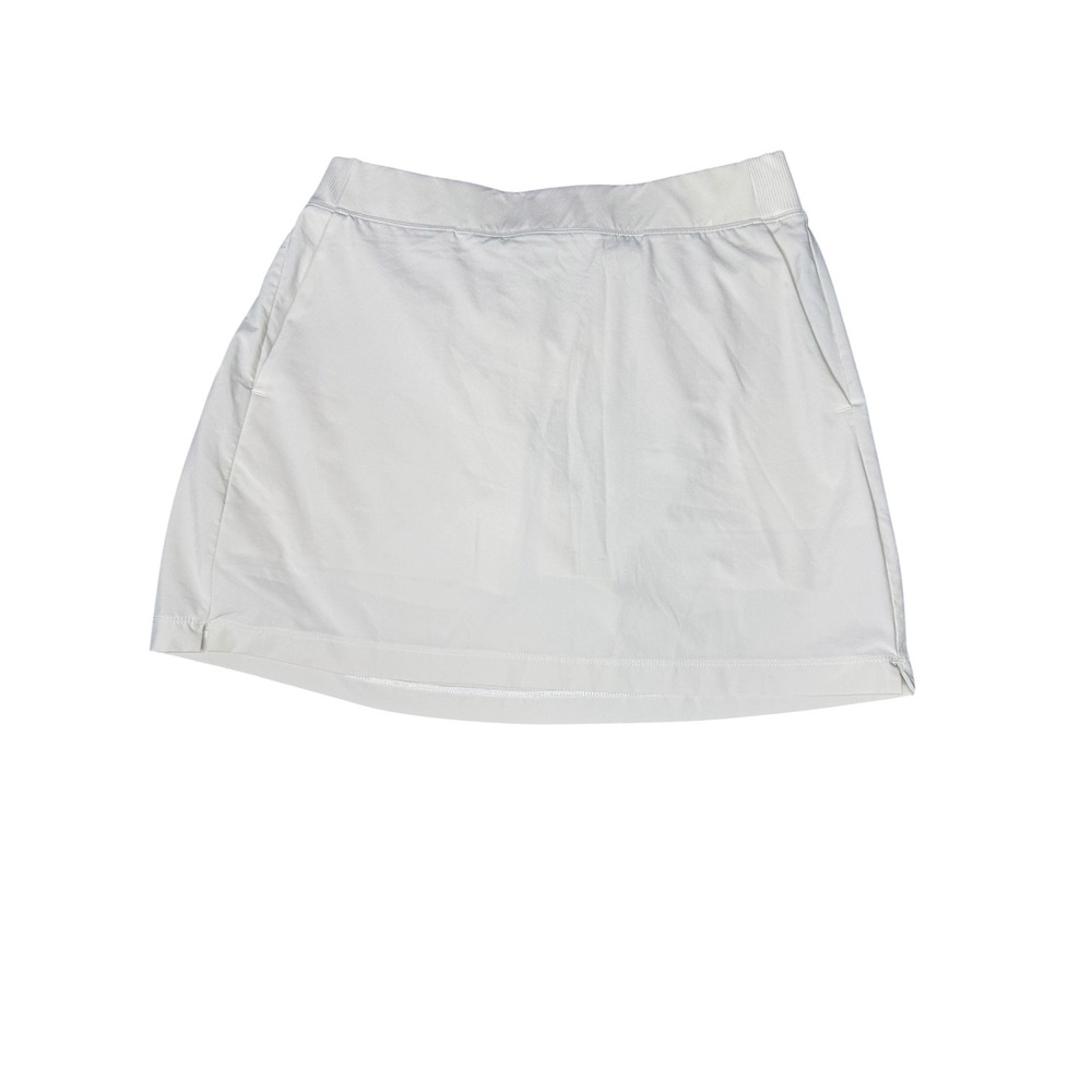 Athleta Brooklyn High Rise 15.5 Skort Cream White Golf Tennis Skirt Women Size 6